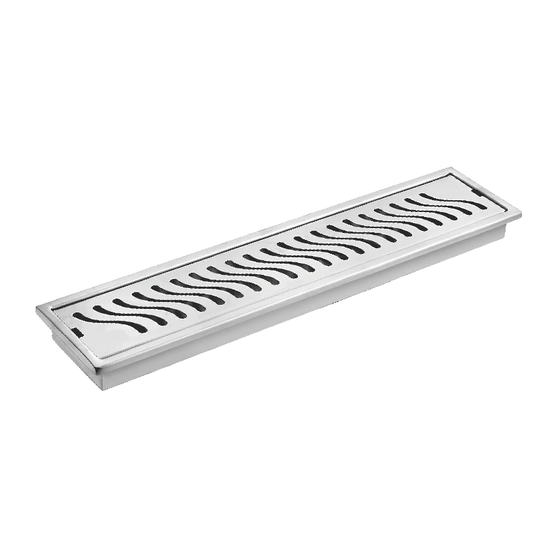 Shower Drain Channel-Wave (AISI 304-18/8) 1.5mm