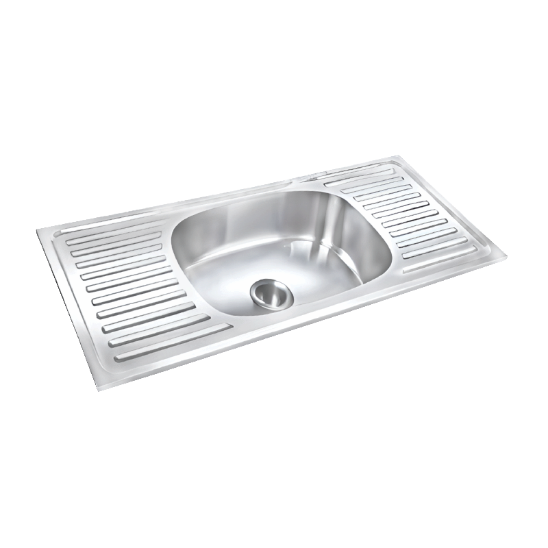 Single Bowl / Double Drain