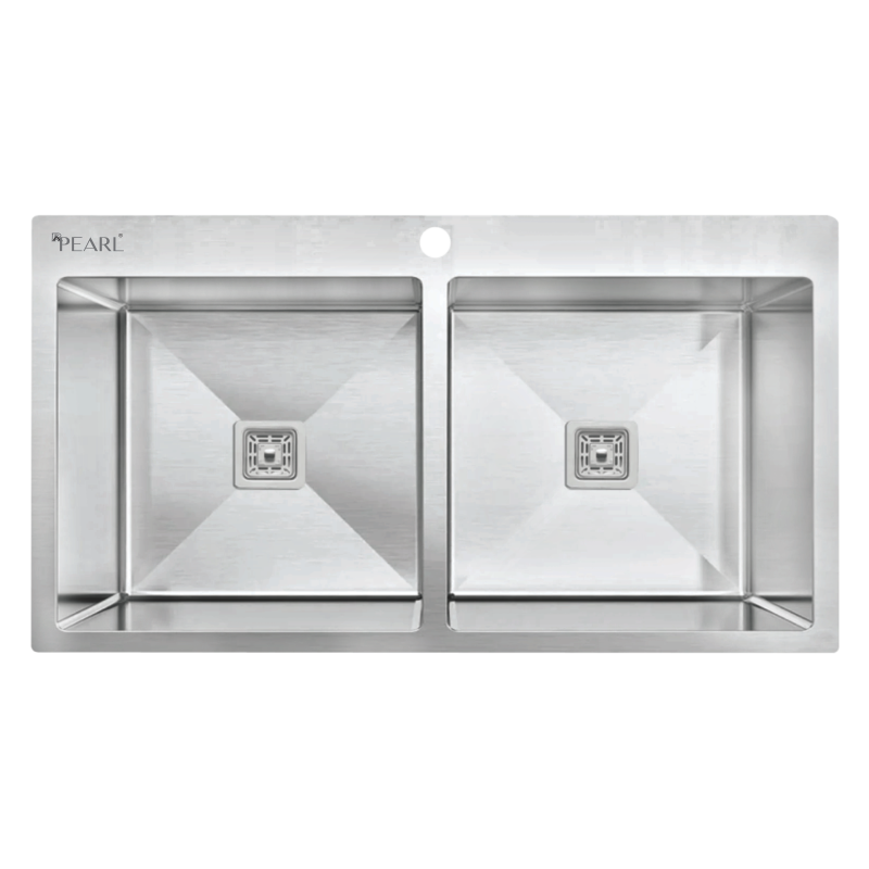 Double Bowl with Tap Hole